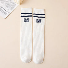 Load image into Gallery viewer, Kids' Letter Knee High Socks
