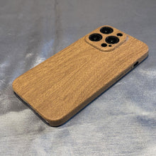 Load image into Gallery viewer, Ultra thin Vintage Wood Texture Phone Case For iPhone 14Plus 13Pro 14 13 12 Pro Max Lens protection anti-skid Soft Cover Wooden Smartphone case For iPhone
