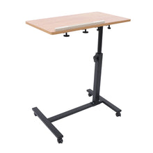 Load image into Gallery viewer, Adjustable Height Laptop Desk Rolling Cart Table Stand Movable Computer Table Sofa Side Tables
