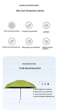 Load image into Gallery viewer, 1Pc 55% Off Mini Sun Umbrella Pocket Rain Umbrella Vinyl Folding UV Ultraviolet Protection Sun Shade Pocket Parasol Capsule
