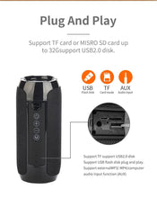Load image into Gallery viewer, Bluetooth Speaker T&amp;G TG117 Portable TWS Sound Box Waterproof Loudspeaker Outdoor Stereo Surround Speakers Support TF FM Radio
