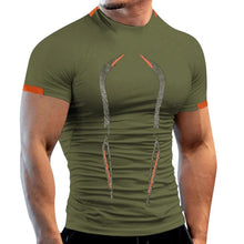 Load image into Gallery viewer, New Summer Gym Breathable T Shirt Men Quick Drying Jogging TShirt Men Training Tees Fitness Tops Running T-shirt
