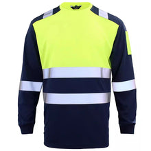 Load image into Gallery viewer, Breathable Quick Dry Safety Shirt with Reflective Stripes
