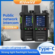 Load image into Gallery viewer, BINQI-K6 GXINPOC Platform Global -4G POC walkie talkie, 5000kilometers remote , global policecivilian fleet walkie talkie(free)
