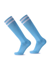Load image into Gallery viewer, Striped Breathable Cotton Soccer Socks for Kids

