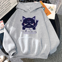 Load image into Gallery viewer, Genshin Impact Scaramouche Cat Hoodie
