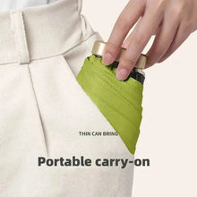 Load image into Gallery viewer, 1Pc 55% Off Mini Sun Umbrella Pocket Rain Umbrella Vinyl Folding UV Ultraviolet Protection Sun Shade Pocket Parasol Capsule
