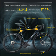 Load image into Gallery viewer, SAVA AEROX SLR8 Full Carbon Fiber Racing Grade Road Bike E-Shift Road Bike with SHIMAN0 ULTEGRA 8170 Di2 Kit UCI+CE Approved
