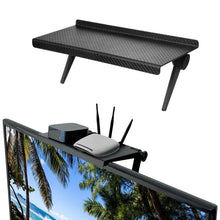 Load image into Gallery viewer, 1PC Hot Selling Computer and TV Screen Storage Rack Wireless Router Set-top Box Rack No Perforated Storage Bracket Divine Tool

