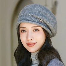 Load image into Gallery viewer, Women’s Soft Beanie Hat – Lightweight Stretchy Jacquard Knit Casual Cap
