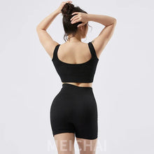 Load image into Gallery viewer, 🖤 Ribbed Seamless Yoga Set
