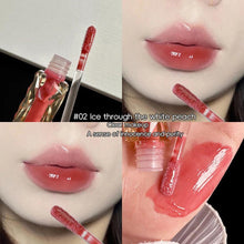 Load image into Gallery viewer, Lip Gloss Long Lasting Moisturizing Easy Halo Dyeing Waterproof Mirror Water Glass Transparent Color Cosmetics
