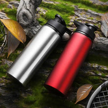 Load image into Gallery viewer, Portable Water Bottle Bicycle Riding Drinking Water Bottle Outdoor Sport Travel Mug Metal Stainless Steel Bottle
