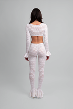 Load image into Gallery viewer, Scarlet Black Lace Knit Set
