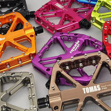 Load image into Gallery viewer, 2025 New Bike Pedals  MTB Mountain Road Flat Non-slip CNC 3 Sealed Bearings Green Bicycle Pedals Route Cycling Accessories
