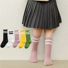 Load image into Gallery viewer, Kids' Striped Knee High Socks
