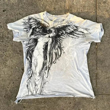 Load image into Gallery viewer, 💀 Pure Cotton Retro Skull Print T-Shirt
