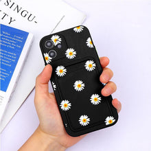 Load image into Gallery viewer, Soft Silicone Wallet Card Holder Phone Case For iPhone 11 mini Cases For iPhone 7 8 Cover Simple Silicone Protective Case For iPhone Girls Women Soft Slim Fit iPhone Case
