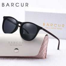Load image into Gallery viewer, BARCUR Pink Fashion Round Sunglasses for Women – Polarized Comfortable UV400 Mirror Lense Lightweight PC Frame for Summer Travel Vacation &amp; Holiday – Trendy Girls’ Gift Idea with Sweet Style
