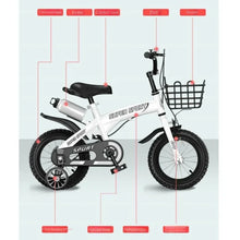 Load image into Gallery viewer, Children's Bicycles for Boys Aged 3-10 Years Old Children Girls Children's Bicycles with Flashing Auxiliary Wheels
