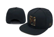Load image into Gallery viewer, Skull Hand Snapback Hat – Flat Bill Adjustable Baseball Cap
