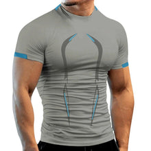 Load image into Gallery viewer, New Summer Gym Breathable T Shirt Men Quick Drying Jogging TShirt Men Training Tees Fitness Tops Running T-shirt
