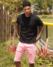 Load image into Gallery viewer, M277 Makobi Layered Jacquard Tee - Black
