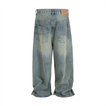Load image into Gallery viewer, SANDWASH BAGGY BIKER DENIM
