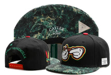 Load image into Gallery viewer, Skull Hand Snapback Hat – Flat Bill Adjustable Baseball Cap
