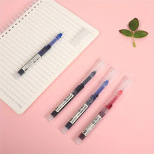 Load image into Gallery viewer, 10Pcs/set High Quality Needle Type Gel Pens Straight Liquid Ballpoint Pen Kawaii Stationery School Office Supplies Writing
