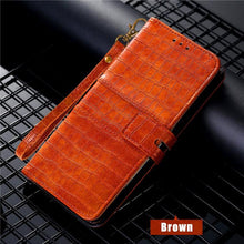 Load image into Gallery viewer, Luxury Pattern Flip Case For iPhone 13 12 Mini 11 Pro Leather Holder Card Stand Wallet Cover Protection Anti Radiation Wallet Phone Case For iPhone
