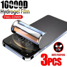 Load image into Gallery viewer, 3Pcs Anti-Spy Film for IPhone 13 Pro Max 12 Mini 7 8 Plus Privacy Screen Protector Military Grade Shatterproof HD Bubble Free Screen Protector for IPhone 11 PRO XS MAX X XR SE
