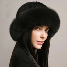 Load image into Gallery viewer, Women’s Faux Fur Knit Beanie
