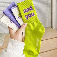 Load image into Gallery viewer, Breathable  Stylish Crew Socks
