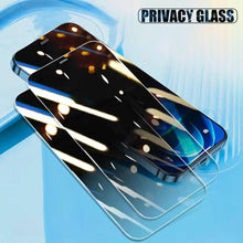 Load image into Gallery viewer, 3Pcs Privacy Glass For iPhone 11 12 13 Pro Max Screen Protectors Anti-spy Tempered Glass For iPhone XR XS Max Se 6 7 8 Plus Tempered Glass Anti Spy Privacy Glass Screen Protector For iPhone

