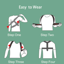 Load image into Gallery viewer, Adjustable Back Shoulder Posture Corrector Belt Clavicle Spine Support Reshape Your Body Home Office Sport Upper Back Neck Brace
