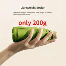 Load image into Gallery viewer, 1Pc 55% Off Mini Sun Umbrella Pocket Rain Umbrella Vinyl Folding UV Ultraviolet Protection Sun Shade Pocket Parasol Capsule
