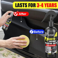 Load image into Gallery viewer, Car Plastic Restorer Back To Black Gloss Plastic Renovator Longlasting Coating Leather Restore Auto Polish Cleaning Products
