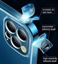 Load image into Gallery viewer, Ultra Thin Clear Soft Silicone Phone Case For iPhone 14 13 12 11 Pro Max XS X XR 7 8 Plus Mini Shockproof Protect Cover  Crystal Clear Anti-Scratch Case Protect the Camera Lens Shockproof Bumper Cover Phone Case

