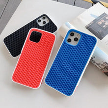 Load image into Gallery viewer, Modern Waffle Sport Shoe Sole Texture Silicone Case for iPhone 12 13 Pro Max XS XR X iPhone Mini Cover  Silicone Impact Resistant Protective Case Soft Silicone Art Phone Case
