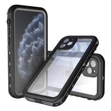 Load image into Gallery viewer, Waterproof Case For iPhone 14 13 12 11 Pro Max 14Plus 12Pro Durable Water Proof Cover Sport 360 Protect iPhone12 Mini  Waterproof Case for iPhone Drop Resistant Iphone Clear Back

