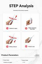 Load image into Gallery viewer, Household High Pressure Oral Irrigator Portable Teeth Clean Water Dental Floss Manual High Pressure Water Toothpick
