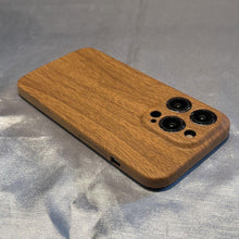 Load image into Gallery viewer, Ultra thin Vintage Wood Texture Phone Case For iPhone 14Plus 13Pro 14 13 12 Pro Max Lens protection anti-skid Soft Cover Wooden Smartphone case For iPhone
