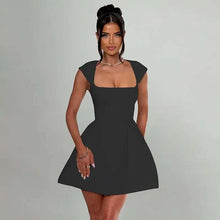 Load image into Gallery viewer, Townlike Pocket Elegant A-line Dress Women Mini 2024 Spring Summer Dress Deep V Neck Nightclub Sexy Party Dresses Vestidos
