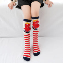 Load image into Gallery viewer, Colorful Embroidered Knee High Socks for Girls
