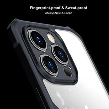 Load image into Gallery viewer, Phone Case For iPhone 14 13 12 Pro Max 14 Plus Shockproof Back Transparent Cover Camera Screen Protection Case Camera Cover Slim Clear Back with Shockproof Soft Bumper Frame Cover
