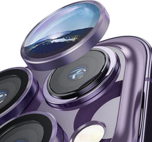 Load image into Gallery viewer, Camera Lens Protector for iPhone 14 Pro Max Plus 13 12 Mini 14Pro iPhone14 13Pro 14Plus 12Pro Glass Protection Protective Film  Metallic Camera Ring Lens Protector with Glass Cover
