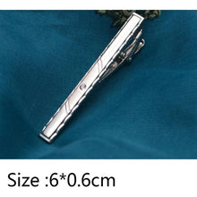Load image into Gallery viewer, Simple Tie Clip Men Metal Copper Necktie Bar Clip Gold Silver Black 3 Bright Colors Best Gifts For Your Father Lover And Friends  Simple Classic Bar Clasp Practical Necktie Accessories Fashion Men Tie Clips Luxury Clothing Jewelry
