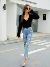 Load image into Gallery viewer, Sexy V-Neck Mohair Elegant Cropped Top | NCS
