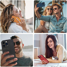 Load image into Gallery viewer, Gorgeous Luxury Genuine Leather Phone Case For iphone 13 Pro Max 12 11 14Pro Max XR XS MAX 7Plus Shockproof Cover Full Protective  Slim Leather Luxury PU Flexible Bumper Non-Slip Grip Shockproof Full Body Protective Cover Men Women Phone Cases
